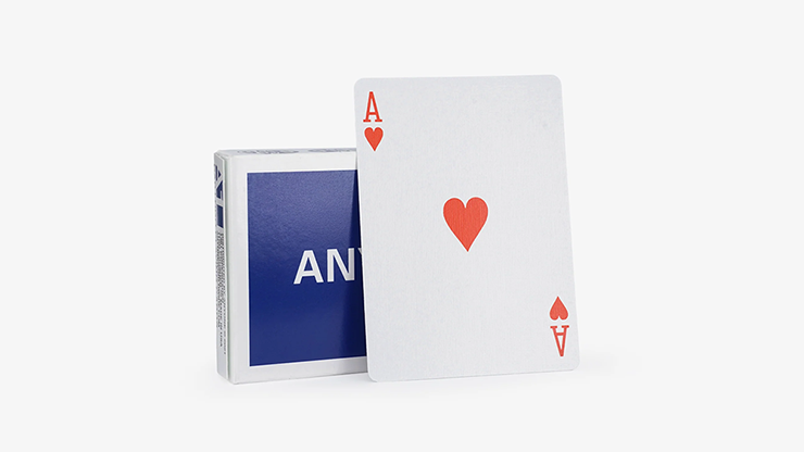 Cap Logo (Navy) ANYONE Playing Cards