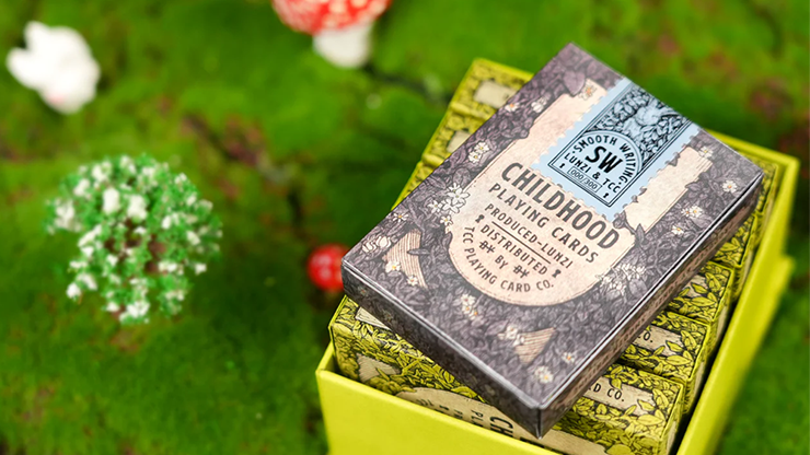 Childhood Playing Cards (Half Brick Standard + Gilded ) by TCC & Lunzi