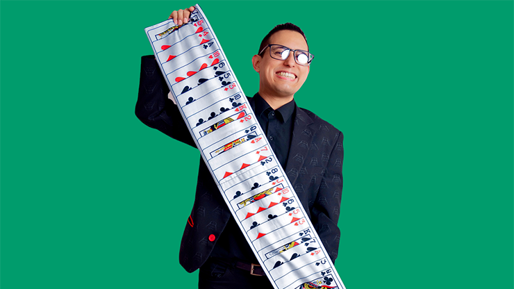 Mystery Card Streamer (Red 6 of Clubs) by PlayTime Magic DEFMA