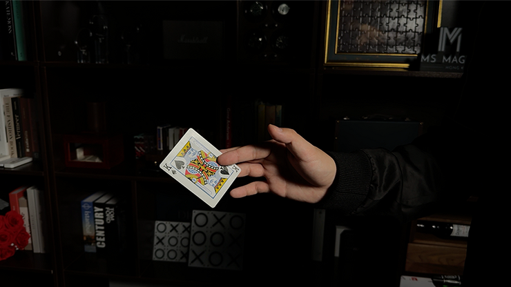 Ball on Card (Red) by Bond Lee & MS Magic