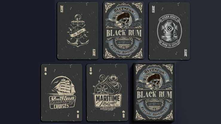 Black Rum Playing Cards