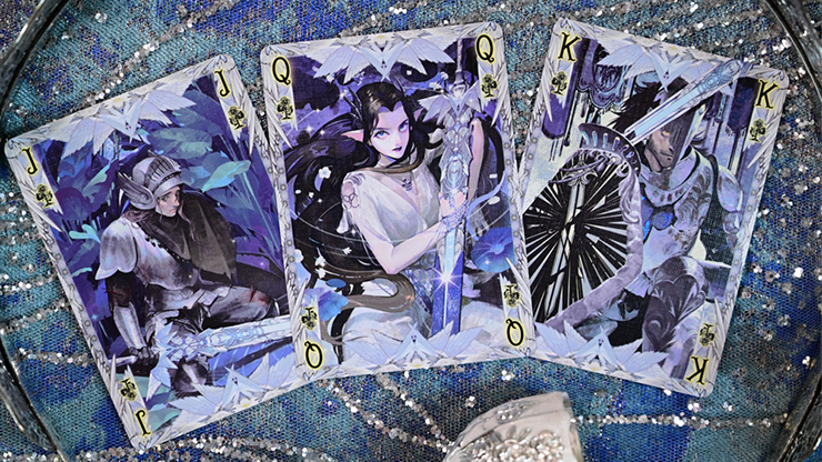 King Arthur V2 (Silver Fairyland) Playing Cards by KING STAR