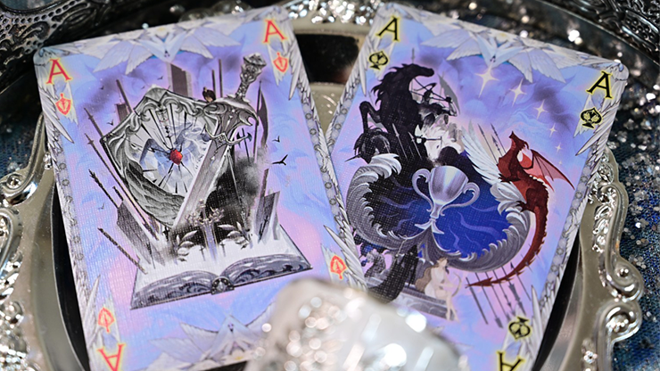 King Arthur V2 (Silver Fairyland) Playing Cards by KING STAR