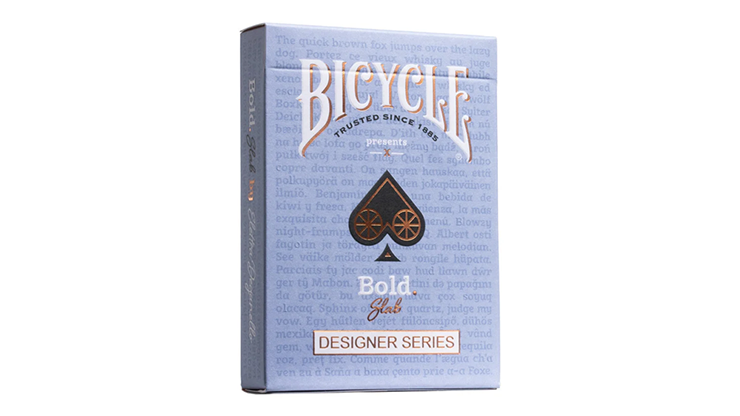 Designer Series: Bicycle Bold Slab Playing Cards by Elettra Deganello