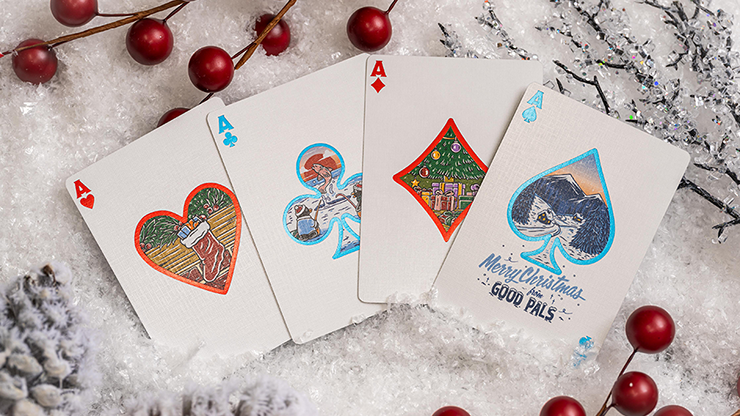 Good Pals Christmas (Snow Globe Limited Edition) Playing Cards