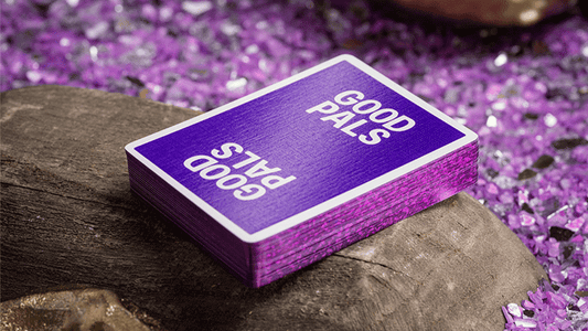 GILDED Good Pals Purple Foil Logo Playing Cards