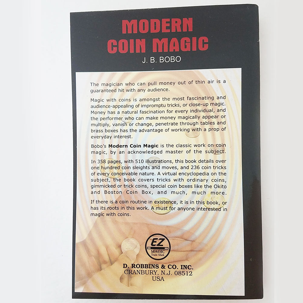 Modern Coin Magic by J.B. Bobo (Sterling), Book