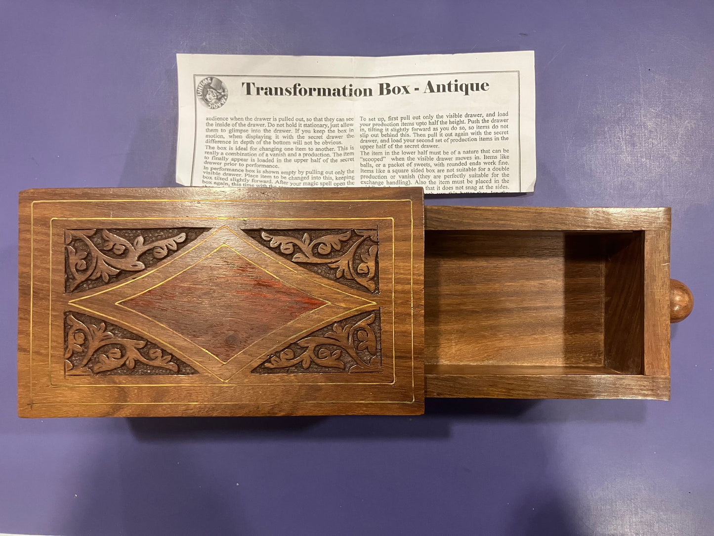 Transformation Box, Antique, used