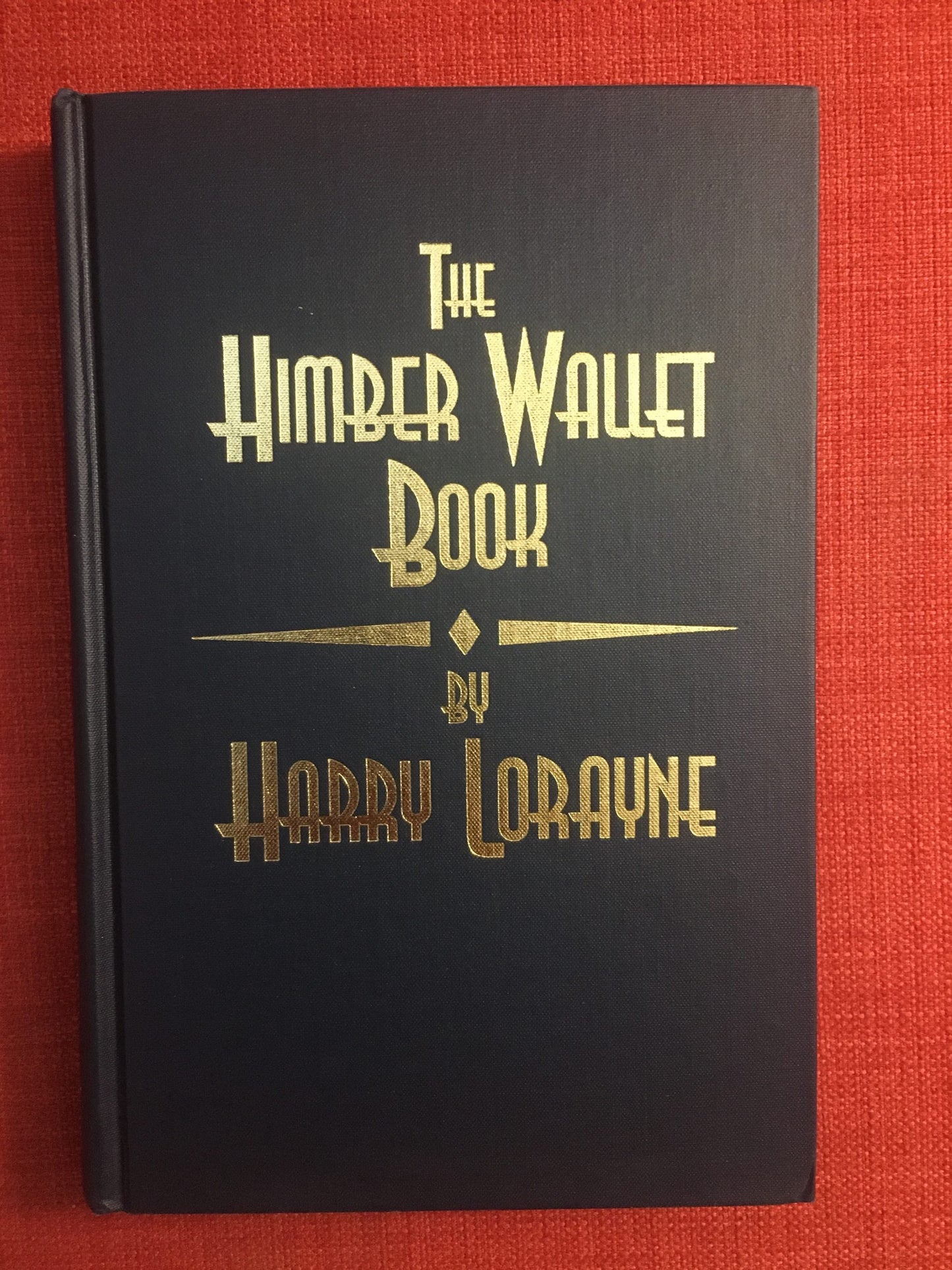 Le livre portefeuille Himber, par Harry Lorayne, utilisé/rare