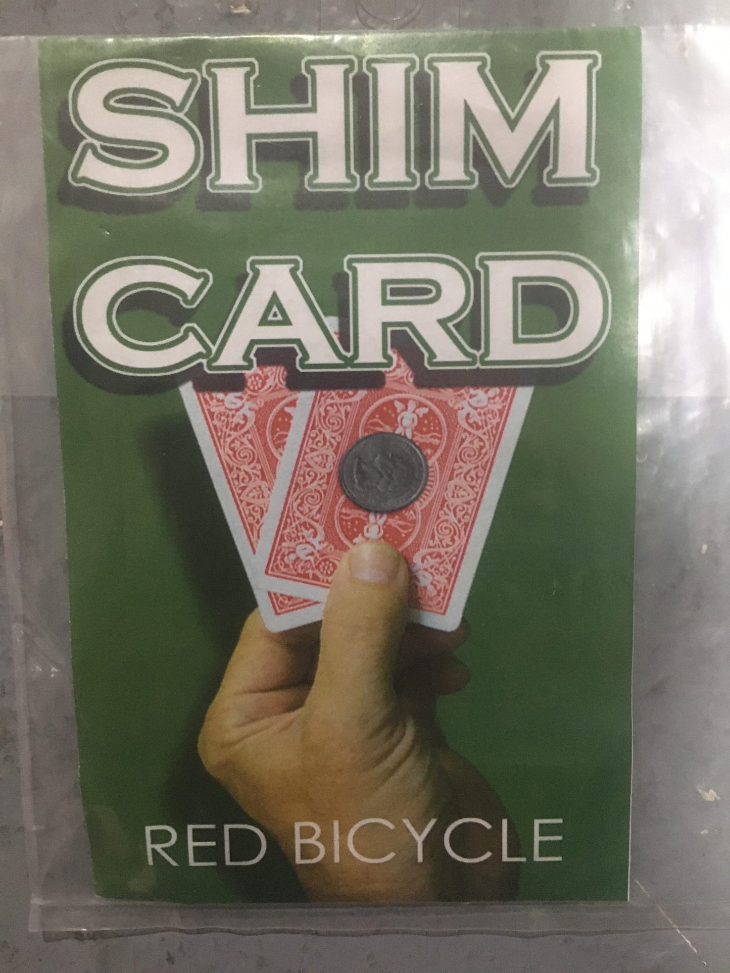 Shim Card Double - Bicycle- RED, Mak Magic