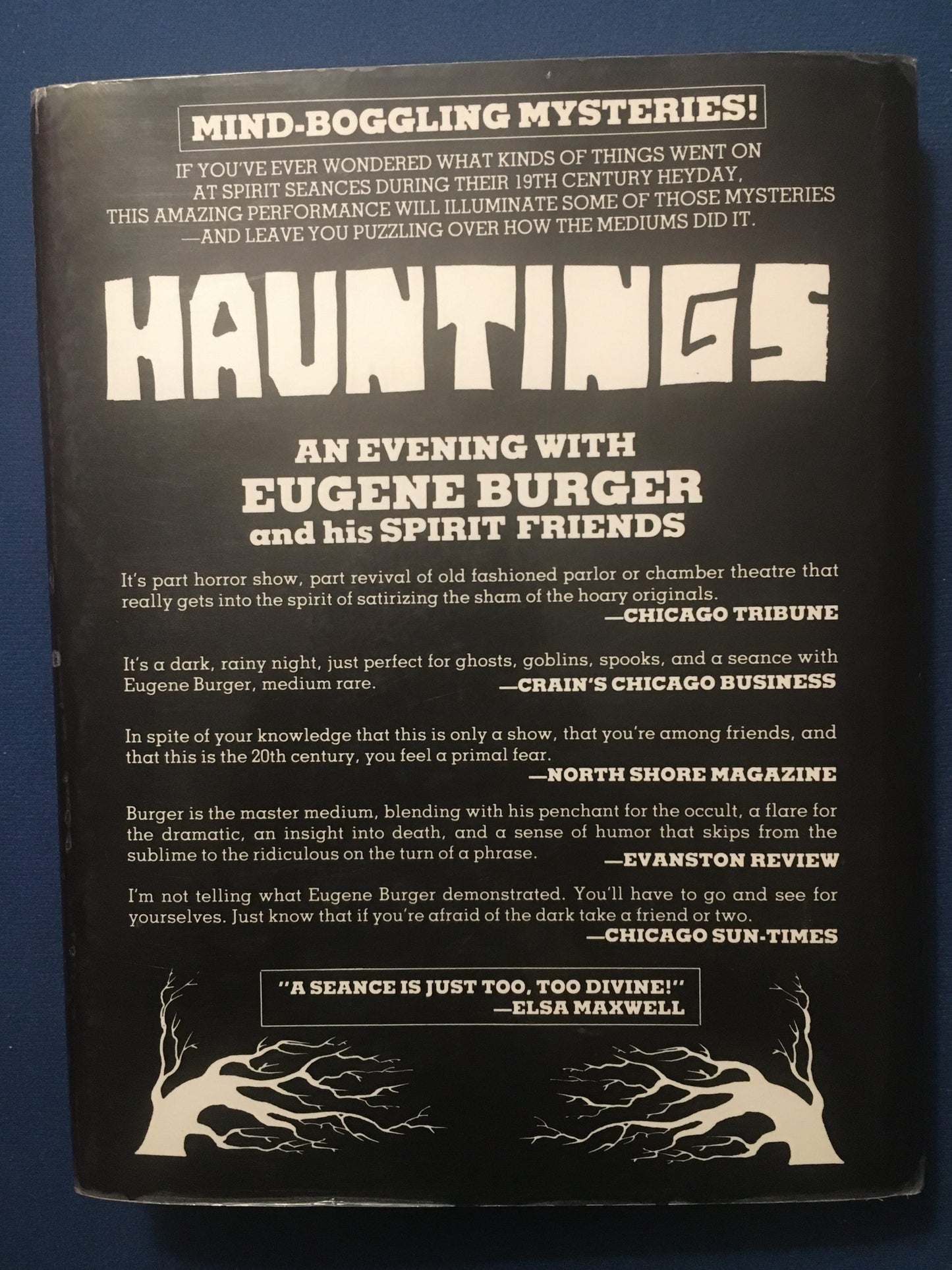 Spirit Theatre d'Eugene Burger, inscrit (comprend le disque !)
