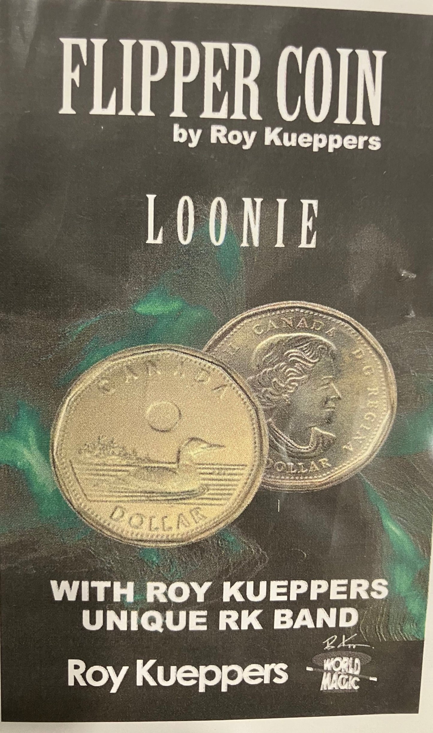 Flipper Coin, Loonie, by Roy Kueppers