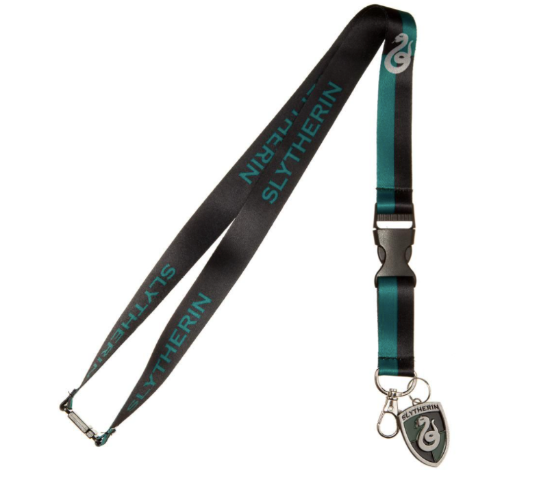 HARRY POTTER - SLYTHERIN - School Lanyard w/Crest Charm