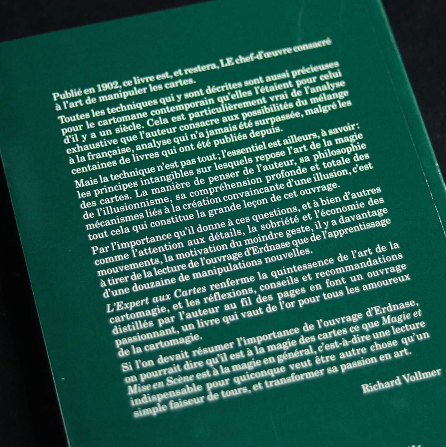 L' EXPERT AUX CARTES - ERDNASE - LIVRE FRANÇAIS