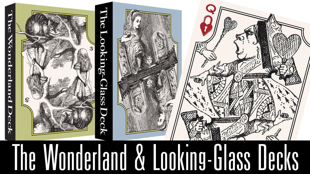 THE WONDERLAND and LOOKING GLASS Playing Cards, on sale