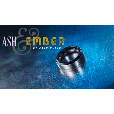 Ash and Ember Silver Beveled Size 8, 2 Rings by Zach Heath, on sale