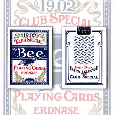 Erdnase 1902 Bee Playing Cards -, Blue Smith No. 2 Back, Cambric Finish - Limited Edition by Conjuring Arts