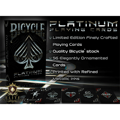 Bicycle Platinum Deck par US Card Magic Co.*