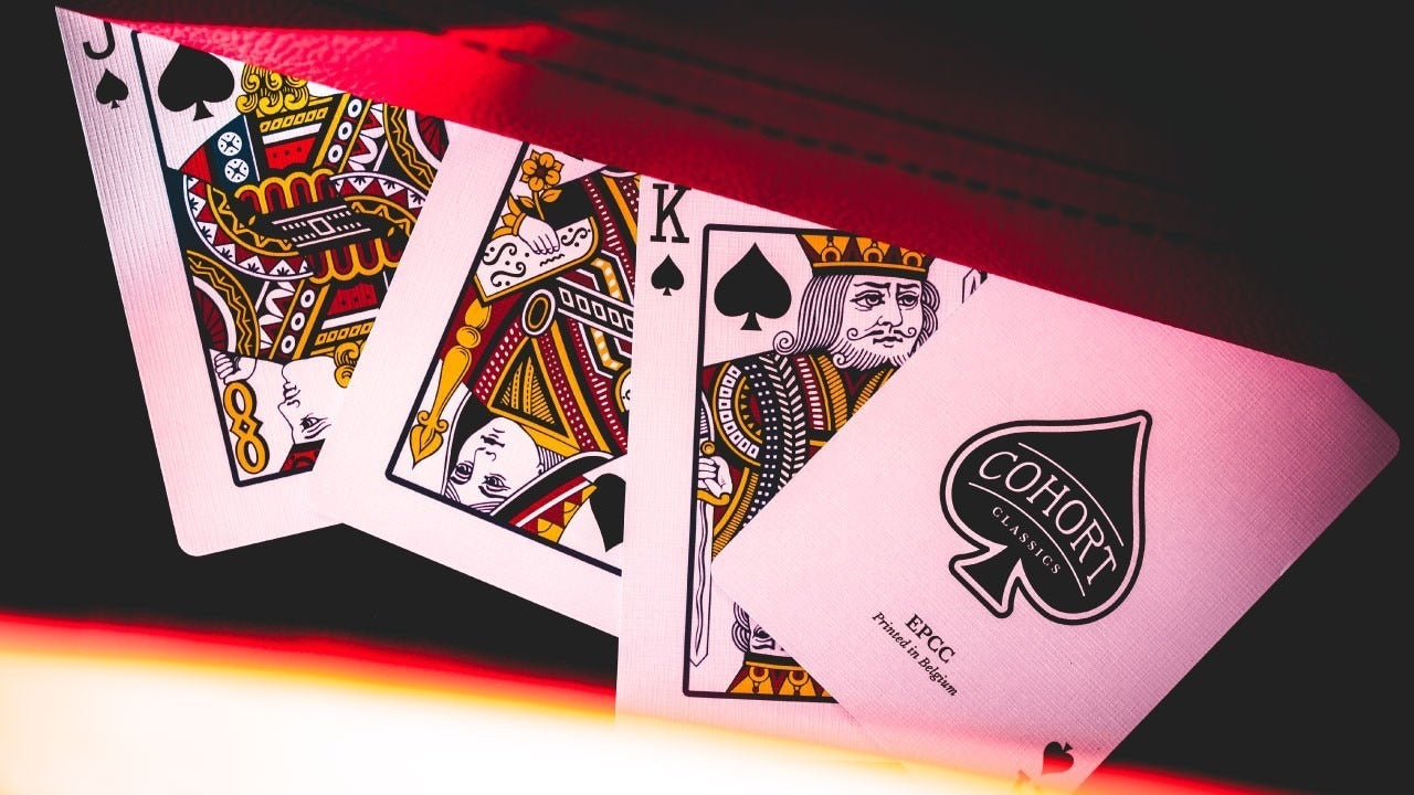 Cohorts Red Playing Cards