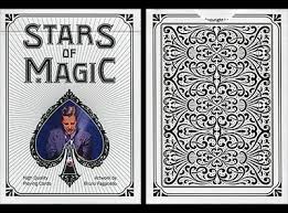 Stars of Magic (White) Playing Cards, on sale