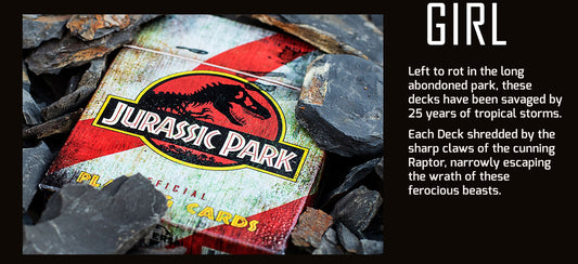 Cartes à jouer Jurassic Park 