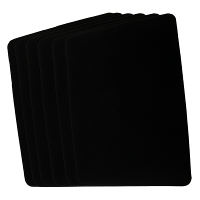 Large Close Up Pad 6 Pack, Black 12.75 inch x 17 inch by Goshman