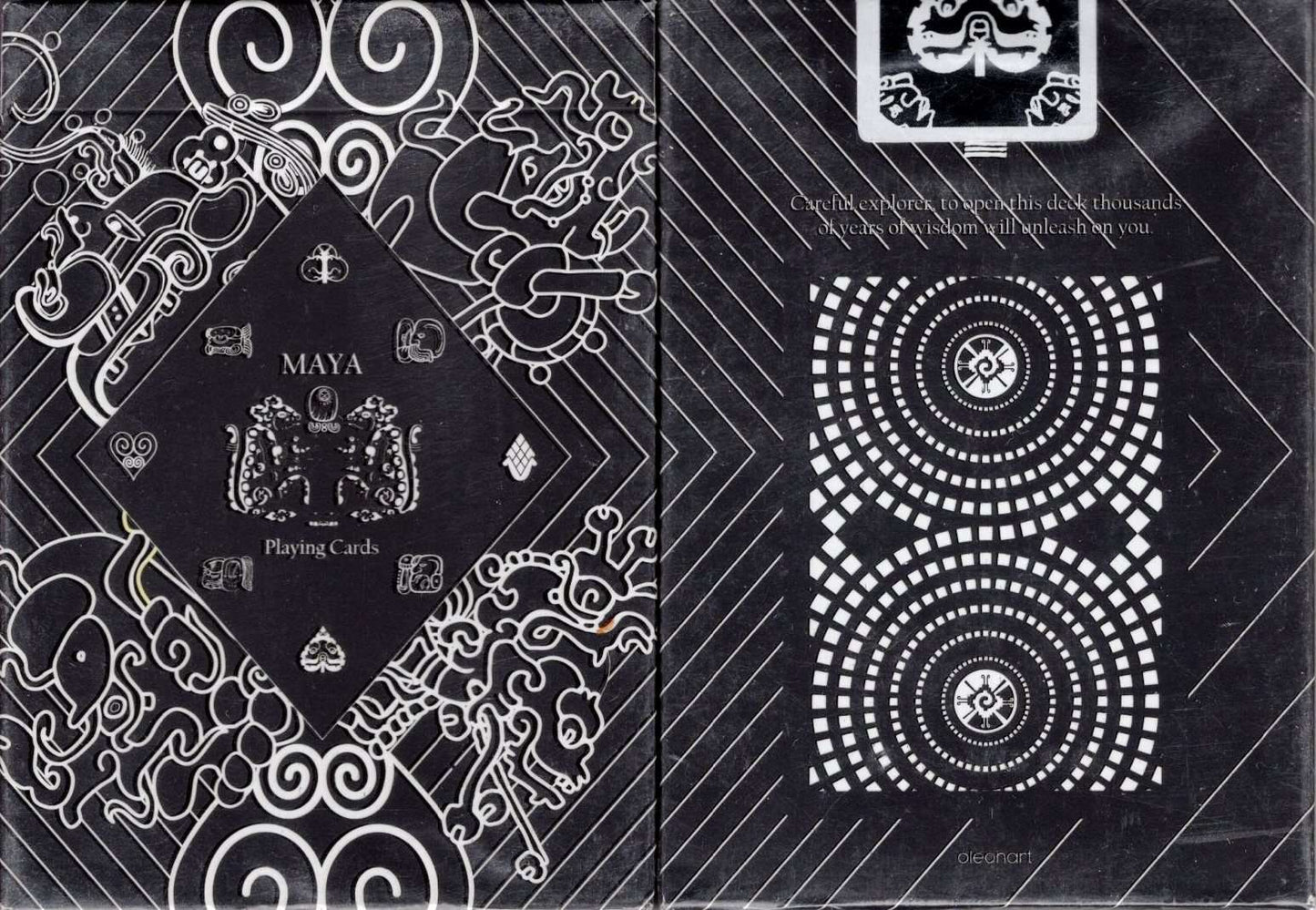 Maya Playing Cards Magic Black, on sale