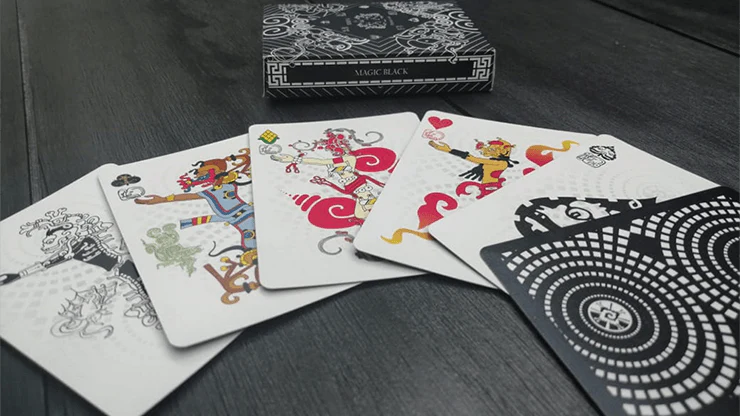 Maya Playing Cards Magic Black, on sale