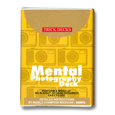 Mental Photo Deck Bicycle (Blue) - Trick