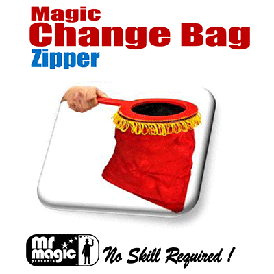 Magic Change Bag (Zipper)- by Mr. Magic