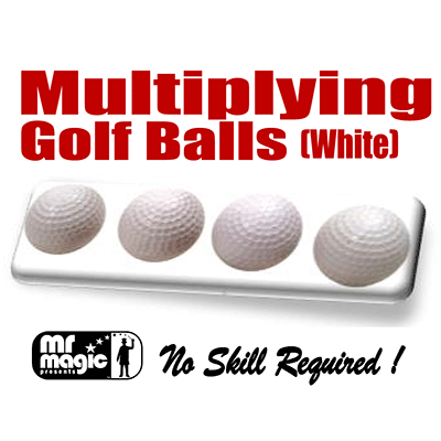 Multiplication des balles de golf blanches