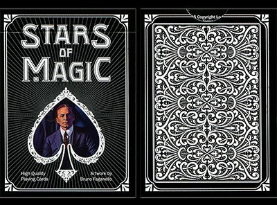 Stars of Magic (Black) Playing Cards, on sale