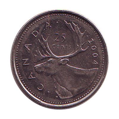 Coin Bite, Canadian Quarter, on sale