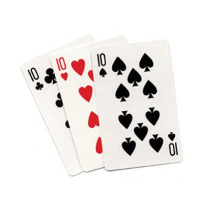 3 cartes Monte, vierges par Royal Magic