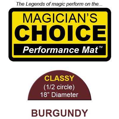 Classy Close-Up Mat, BURGUNDY - 18 inch by Ronjo