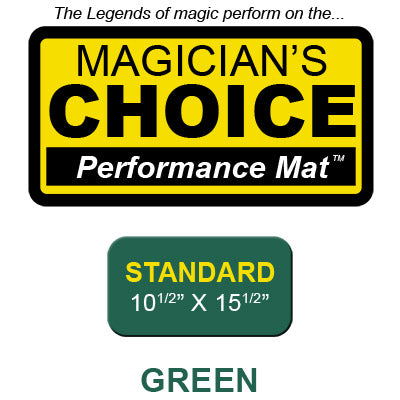 Standard Close-Up Mat (GREEN - 10.5x15.5) by Ronjo - Trick