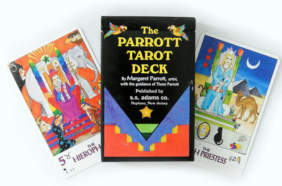 Parrott Tarot Card Deck, on sale