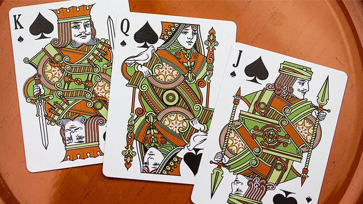 Olive Edition Tally-Ho playing cards, on sale