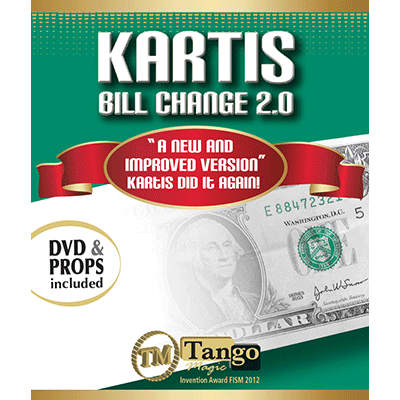 Kartis Bill Change 2.0 (with DVD) by Kartis and Tango Magic