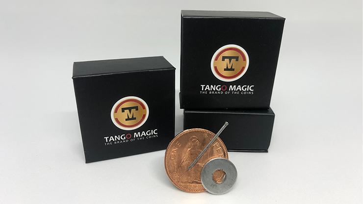 Magnetic Coin English Penny (D0027)by Tango - Trick