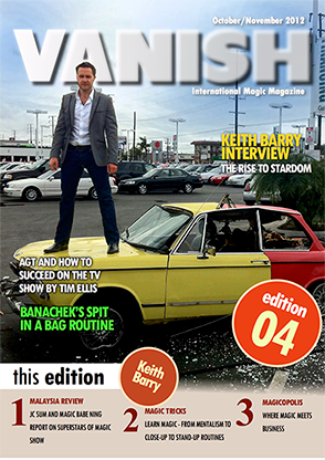 VANISH Magazine October/November 2012 - Keith Barry - ebook
