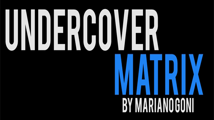 Undercover Matrix by Mariano Goñi - Video Download