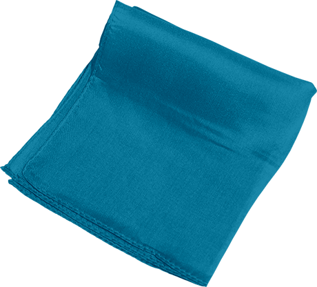 Silk 24 inch (Turquoise) Magic by Gosh - Trick