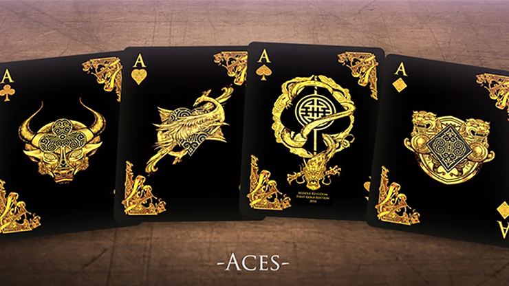 Middle Kingdom (Gold) Playing Cards Printed by US Playing Card Co