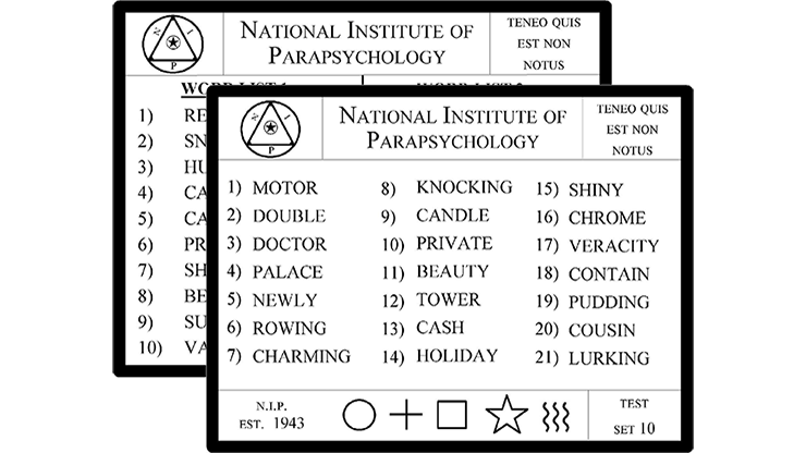 Lexicology 2.0 With Telepathy Card by Paul Carnazzo - Trick
