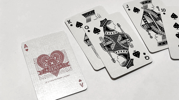 Mini Agenda Playing Cards (White)