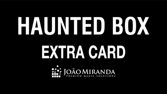 Haunted Box Extra Gimmicked Card (Red) by João Miranda Magic - Trick