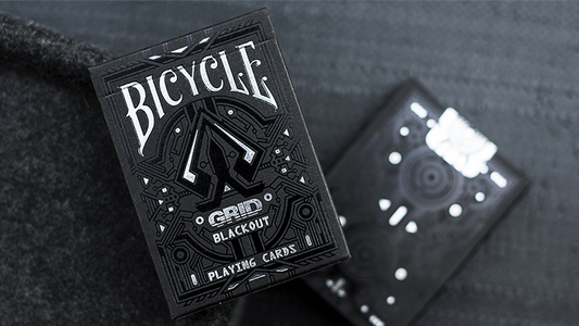 Limited Edition Bicycle Grid Blackout Playing Cards