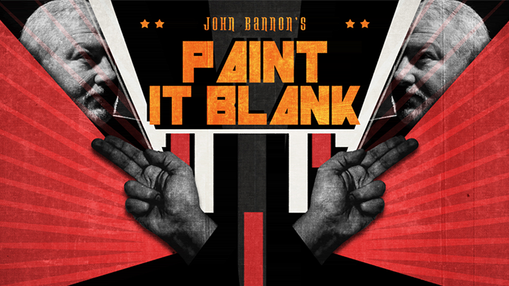 BIGBLINDMEDIA Presents John Bannon's Paint It Blank (Gimmicks and DVD) - DVD