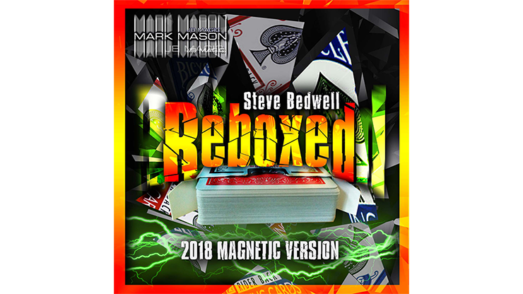 Reboxed 2018 Magnetic Version Red (Gimmicks and Online Instructions) by Steve Bedwell and Mark Mason - Trick